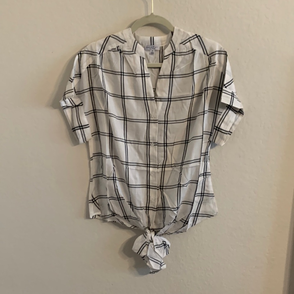 Current Air short sleeve button down.